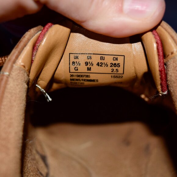 Clarks Men's 9.5 Brown Leather Edgewick Plain Derby Casual Shoes - Picture 7 of 7